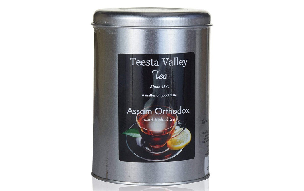 Teesta Valley Tea Assam Orthodox Hand Picked Tea   Tin  250 grams